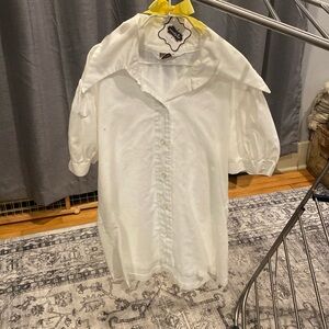 montgomery ward girls white dress